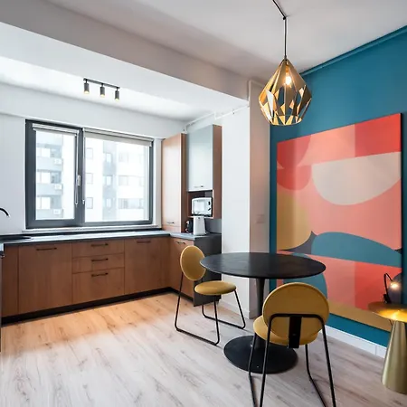 Vibrant Color-pop At Ivory Appartement Bucarest