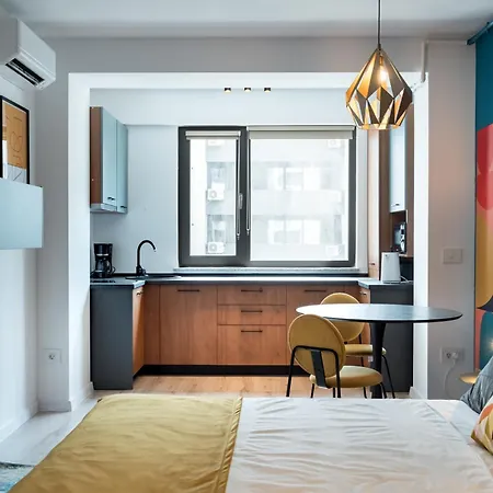 Apartment Vibrant Color-pop At Ivory Bucharest